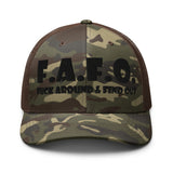 Trippie Hooks F.A.F.O. Camouflage trucker hat