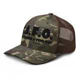 Trippie Hooks F.A.F.O. Camouflage trucker hat