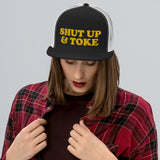 TRIPPIE HOOKS " SHUT UP & TOKE" Trucker Cap