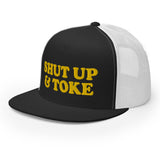 TRIPPIE HOOKS " SHUT UP & TOKE" Trucker Cap