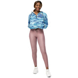 TRIPPIE HOOKS Ocean Women’s cropped windbreaker