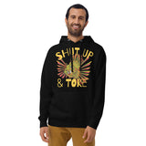 TRIPPIE HOOKS "SHUT UP & TOKE "Unisex Hoodie