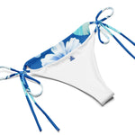 Trippie Hooks Blue Floral Print Recycled String Bikini